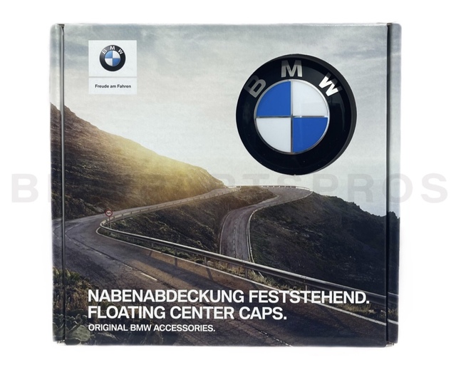36122455268 - : BMW OEM FLOATING CENTER CAPS - 56MM for BMW: 330i, 540i, 640i xDrive Gran Turismo, 840i, M3, M340i, M760i xDrive, X2, X3, X4, X5 Image