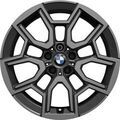 36116898041 - : BMW OEM 867M WHEEL IN MIDNIGHT GREY W/ BURNISHED FACE 19" for BMW: X1, X2 Image