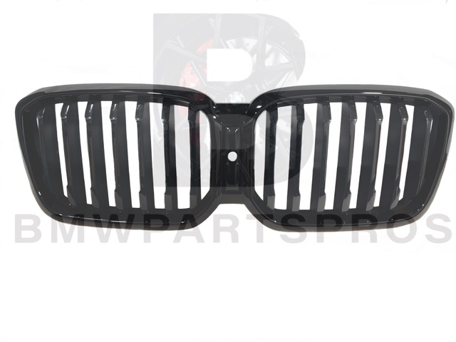 51135A1AC56 - : BMW OEM HIGH-GLOSS BLACK FRONT GRILLE - X3/X4 30ix for BMW: X3 Image