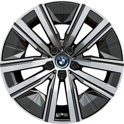 36105A19DE3 - : BMW OEM 904 WHEEL IN GUNMETAL GREY 19" for BMW: i7 Image