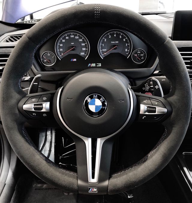 32308074914 - : BMW OEM "M3/M4 CS" ALCANTARA STEERING WHEEL for BMW: M4 Image