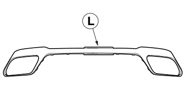 51128074817 - : BMW OEM CARBON FIBER LOWER REAR BUMPER TRIM for BMW: 840i Gran Coupe, 840i xDrive Gran Coupe, M850i xDrive, M850i xDrive Gran Coupe Image