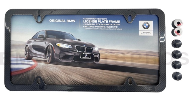 82112210415 - : BMW OEM CARBON FIBER SLIM LINE LICENSE PLATE FRAME for BMW: 128i, 135i, 135is, 228i, 228i xDrive, 230i, 230i xDrive, 320i, 320i xDrive, 328d, 328d xDrive, 328i, 328i xDrive, 330e, 330i, 330i GT xDrive, 330i xDrive, 335i, 335i GT xDrive, 335i xDrive, 335is, 340i, 340i GT xDrive, 340i xDrive, 428i, 428i xDrive, 430i, 430i Gran Coupe, 430i xDrive, 435i, 435i xDrive, 440i, 440i xDrive, 528i, 528i xDrive, 530i, 530i xDrive, 535d, 535d xDrive, 535i, 535i GT, 535i GT xDrive, 535i xDrive, 540d xDrive, 540i, 540i xDrive, 550i, 550i GT xDrive, 550i xDrive, 640i, 640i Gran Coupe, 640i xDrive, 640i xDrive Gran Coupe, 640i xDrive Gran Turismo, 650i, 650i Gran Coupe, 650i xDrive, 650i xDrive Gran Coupe, 740e xDrive, 740i, 740i xDrive, 740Li, 740Li xDrive, 750i, 750i xDrive, 750Li, 750Li xDrive, 760Li, 840i, 840i Gran Coupe, Alpina B6 xDrive Gran Coupe, Alpina B7, M2, M235i, M235i xDrive, M240i, M240i xDrive, M3, M340i, M4, M440i Gran Coupe, M5, M550i xDrive, M6, M6 Gran Coupe, M760i xDrive, M8, X1, X2, X3, X4, X5, X6, X7, Z4 Image