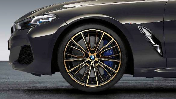 36112459551 - : BMW 732M M PERFORMANCE SUMMER WHEEL &amp; TIRE SET IN NIGHT GOLD - 20" for BMW: 840i, 840i Gran Coupe Image