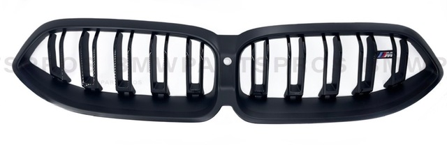 51137930646 - : BMW OEM MATTE BLACK M BADGE GRILLE for BMW Image