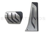 35002232278 - : BMW OEM M PERFORMANCE STAINLESS STEEL PEDAL COVERS - AUTOMATIC for BMW: 228i, 228i xDrive, 230i, 230i xDrive, 320i, 320i xDrive, 328d, 328d xDrive, 328i, 328i xDrive, 330e, 330i, 330i GT xDrive, 330i xDrive, 335i, 335i xDrive, 340i, 340i GT xDrive, 340i xDrive, 428i, 428i xDrive, 430i, 430i xDrive, 435i, 435i xDrive, 440i, 440i xDrive, 528i, 528i xDrive, 530i, 530i xDrive, 535d, 535d xDrive, 535i, 535i xDrive, 540d xDrive, 540i, 540i xDrive, 550i, 550i xDrive, 640i, 640i Gran Coupe, 640i xDrive, 640i xDrive Gran Coupe, 640i xDrive Gran Turismo, 650i, 650i Gran Coupe, 650i xDrive, 650i xDrive Gran Coupe, 740e xDrive, 740i, 740i xDrive, 740Li, 740Li xDrive, 750i, 750i xDrive, 750Li, 750Li xDrive, 760Li, Alpina B6 xDrive Gran Coupe, Alpina B7, M2, M235i, M235i xDrive, M240i, M240i xDrive, M3, M340i, M4, M5, M550i xDrive, M6, M760i xDrive, X1, X3, X4, X5, X6, X7 Image