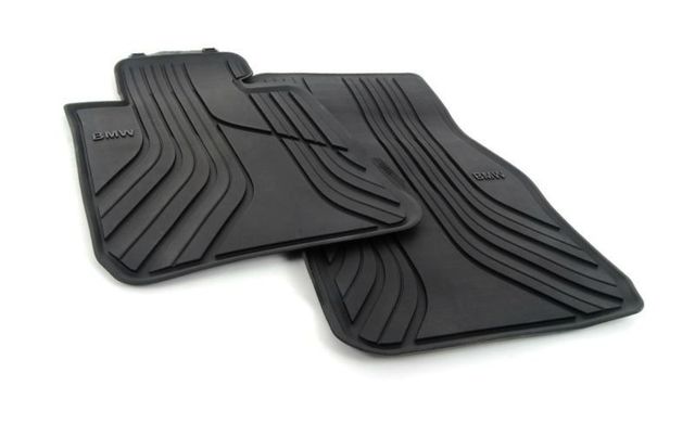 51472210208 - : BMW OEM BLACK ALL-WEATHER FLOOR MATS - FRONT for BMW: 228i, 228i xDrive, 230i, 230i xDrive, M235i, M235i xDrive, M240i, M240i xDrive Image