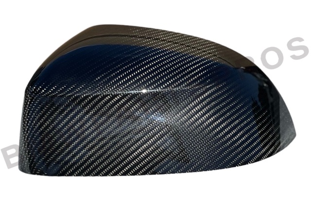 51162446964 - : BMW OEM M PERFORMANCE MIRROR CAP COVER IN CARBON FIBER - RIGHT for BMW: X4, X5, X6, X7 Image