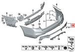 51128073379 - : Lower Cover &amp; Tow Hitch Cover for BMW Image