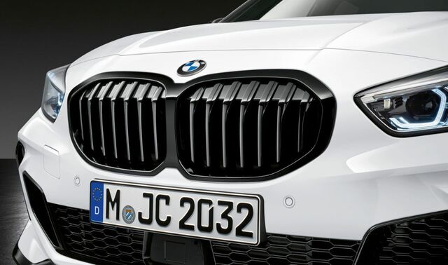 51135A39376 - : BMW M PERFORMANCE HIGH-GLOSS BLACK GRILLE for BMW Image