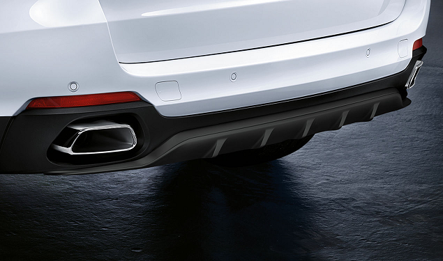51192364723 - : BMW M PERFORMANCE MATTE BLACK REAR DIFFUSER for BMW: X5 Image