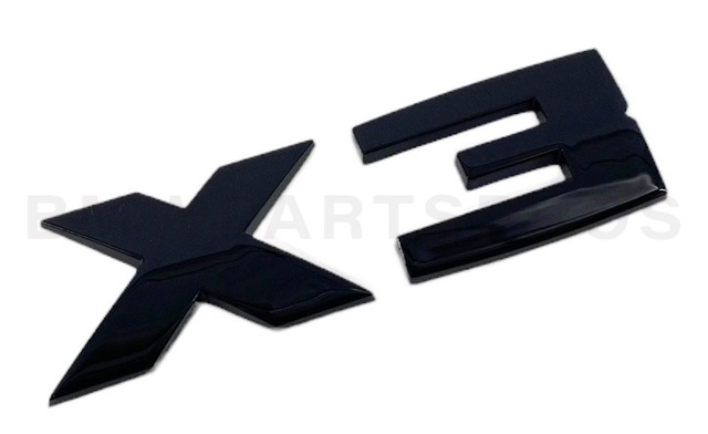 51142472831 - : BMW M PERFORMANCE HIGH-GLOSS BLACK BADGE - X3 for BMW: X3, X4 Image