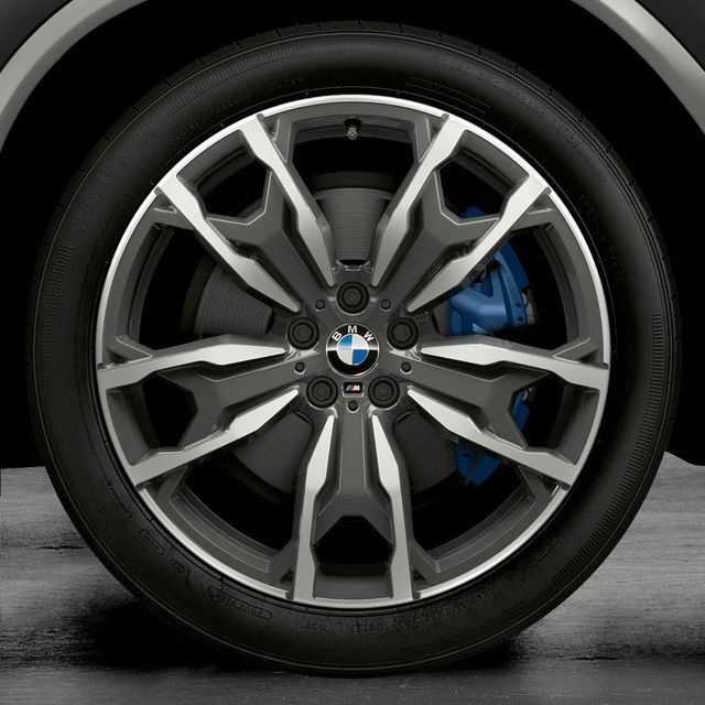 36112473105 - : BMW OEM 787M SUMMER WHEEL AND TIRE SET IN ORBIT GREY 20" for BMW: X4 Image