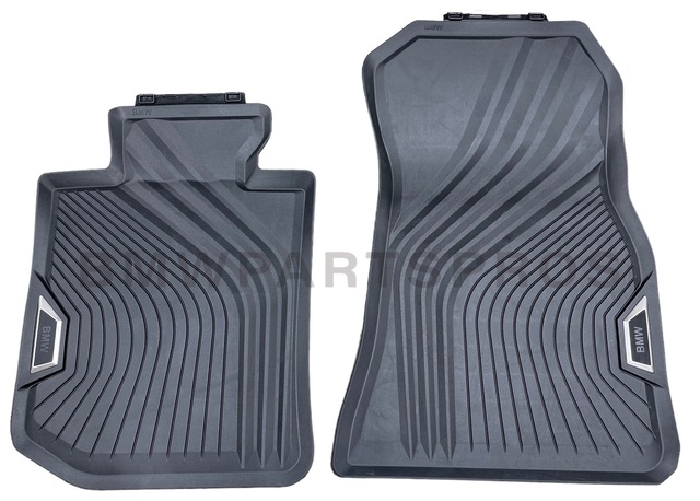 51472473238 - : BMW OEM ALL-WEATHER FLOOR MATS - FRONT for BMW: 230i, 430i, M2, M240i, M340i, M4 Image
