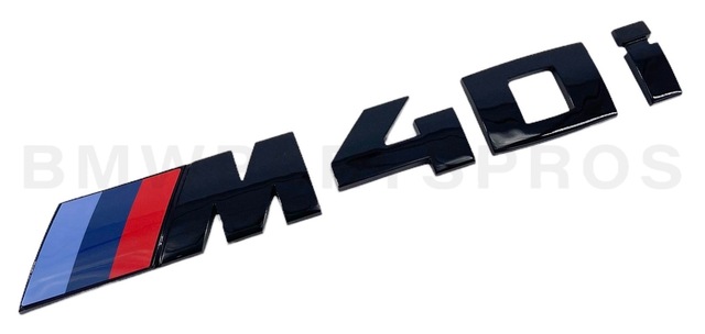 51142472833 - : BMW M PERFORMANCE HIGH-GLOSS BLACK BADGE - M40i for BMW: X3 Image