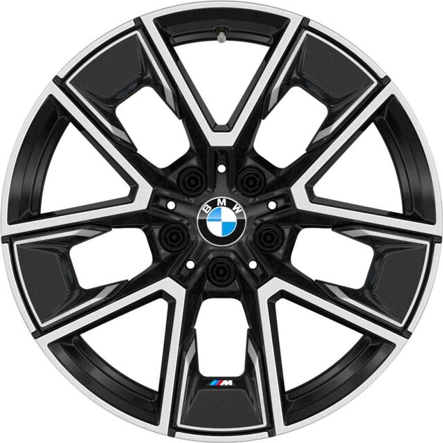 2022-2025 BMW Bmw Oem 858m Wheel In Midnight Grey W/ Silver