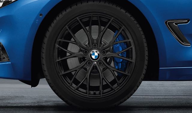 36112288361 - : BMW M PERFORMANCE 18" SUMMER WHEEL &amp; TIRE SET 405M - MATTE BLACK for BMW Image