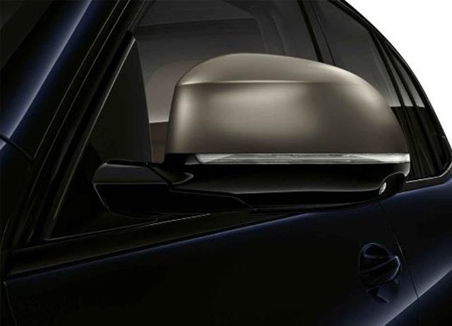51167466195 - : BMW OEM MIRROR CAP COVER IN CERIUM GREY - LEFT for BMW: X3, X4, X6 Image