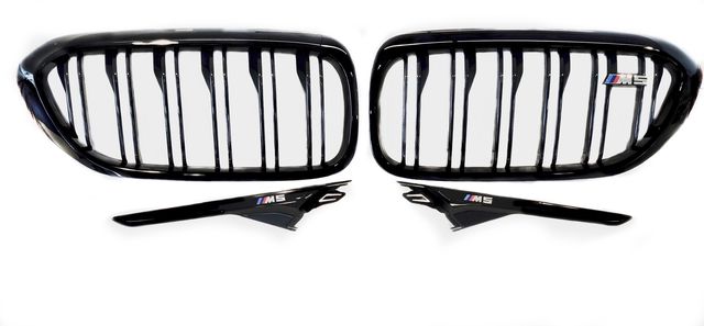 51132456162 - : BMW M PERFORMANCE SHADOWLINE GRILLES AND SIDE GILLS SET for BMW: M5 Image