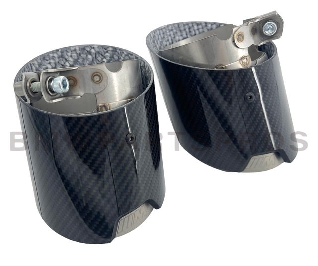 18302467290 - : BMW OEM M PERFORMANCE EXHAUST TIP SET IN CARBON FIBER  - M35ix for BMW Image
