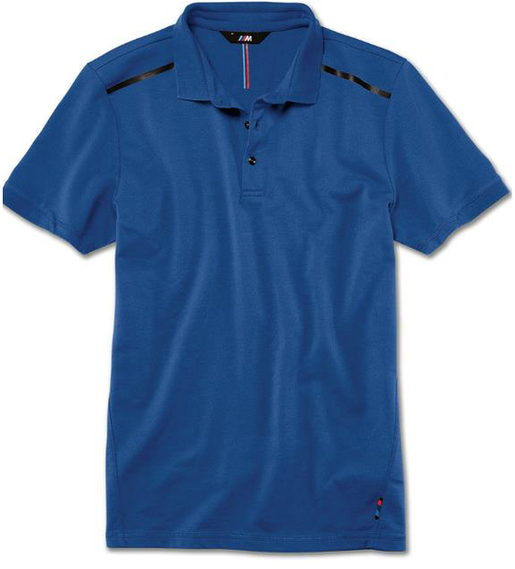 80142450975 - : BMW M MEN POLO SHIRT - BLUE for BMW Image