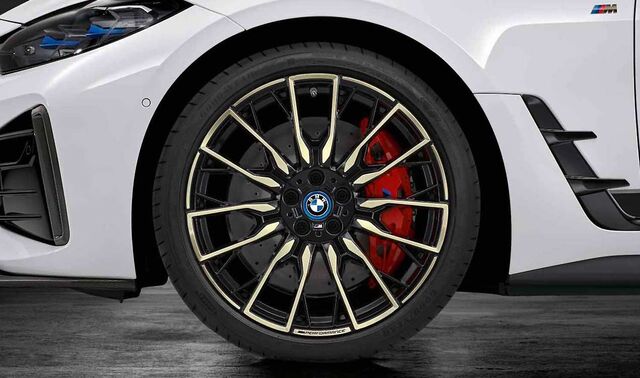 36115A3E067 - : BMW OEM 868M PERFORMANCE SUMMER NIGHT GOLD WHEEL AND TIRE SET 20" for BMW Image