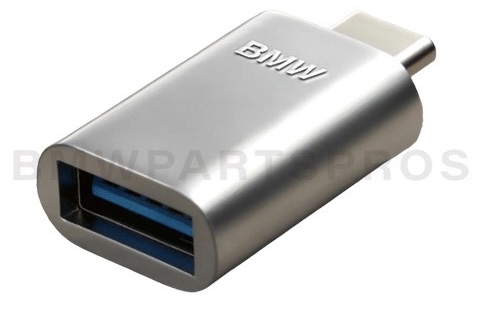 61122470922 - : BMW OEM ADAPTER USB C CONNECTOR for BMW: 230i, 330e, 330i, 430i, 530i, 540i, 840i, M240i, M3, M340i, M4, M5, M550i xDrive, X1, X2, X3, X4, X5, X6, X7 Image