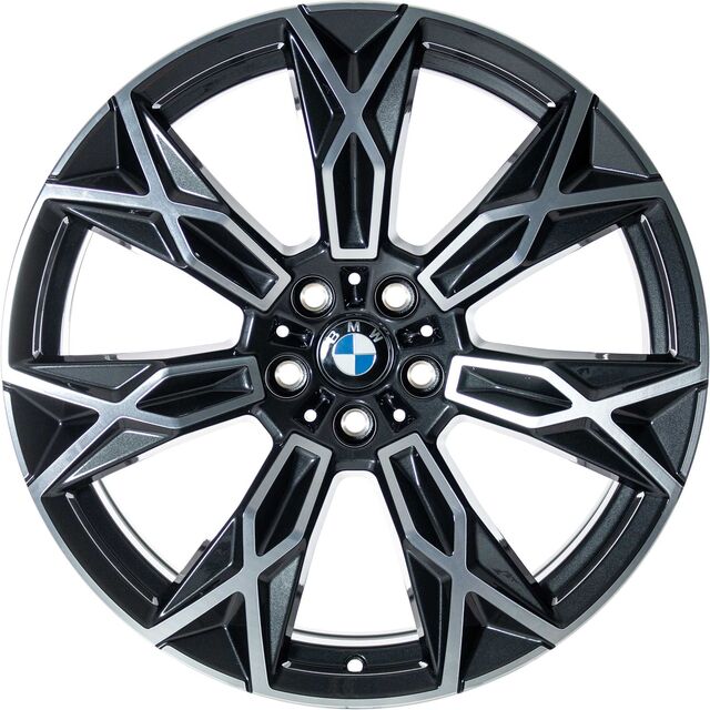 36115A19DE4 - : BMW OEM 905 WHEEL IN MIDNIGHT GREY 20" - FRONT for BMW: i7 Image