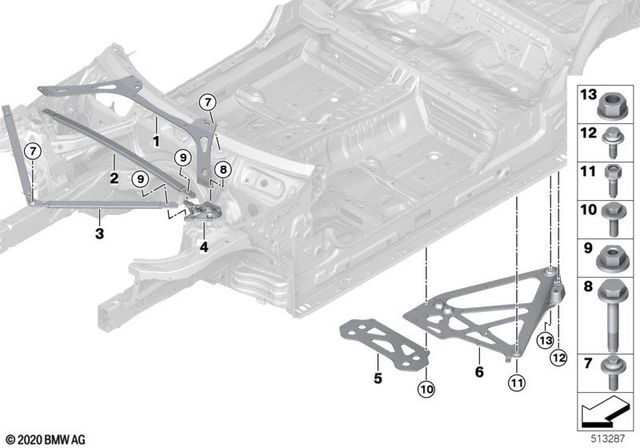 51618075012 - Body: Strut Bar for BMW: M3 Image