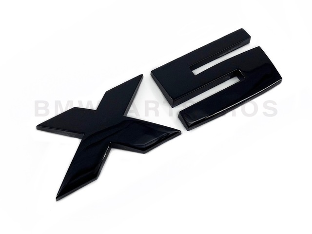 51142472837 - : BMW OEM M PERFORMANCE HIGH-GLOSS BLACK BADGE - X5 for BMW Image