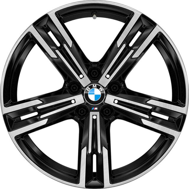 2021-2025 BMW Bmw Oem 848m Jet Black W/ Burnished Face 18