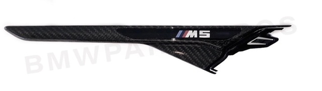 51712447094 - : BMW OEM M PERFORMANCE FENDER TRIM IN CARBON FIBER - RIGHT for BMW: M5 Image