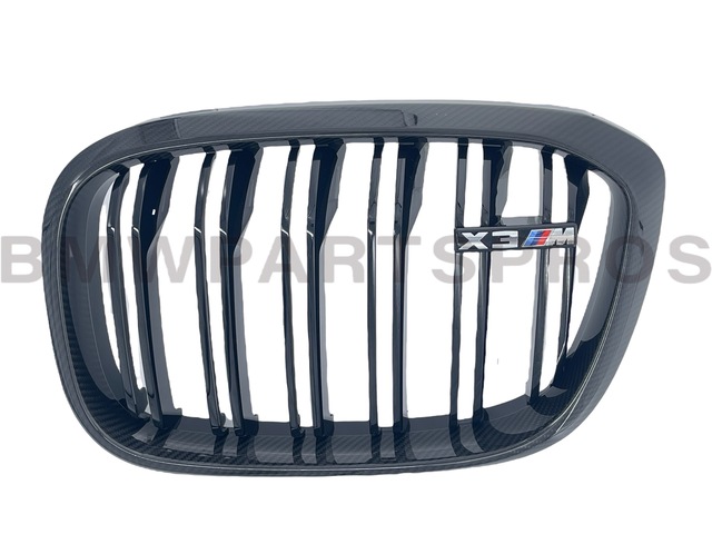 51712462817 - : BMW OEM M PERFORMANCE FRONT GRILLE IN CARBON FIBER - LEFT for BMW Image