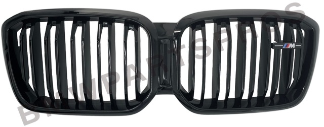 51135A36BC9 - : BMW OEM FRONT GRILLE IN HIGH-GLOSS BLACK - M BADGE for BMW: X3, X4 Image