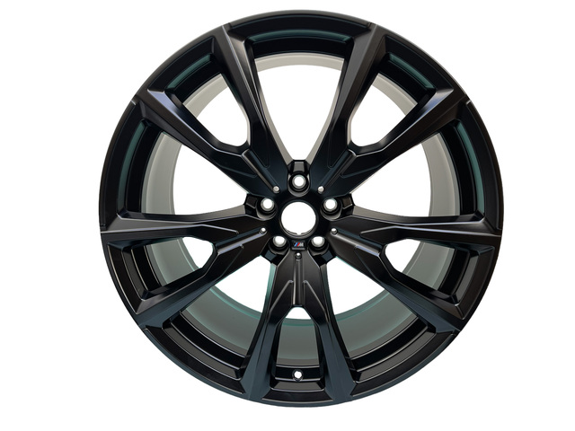 36109502450 - : BMW OEM 755M V-SPOKE WHEEL IN MATTE BLACK 22" - FRONT for BMW Image