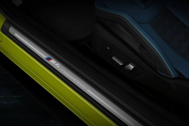 51478075025 - : BMW OEM "M4 COMPETITION" DOOR SILL for BMW: 430i, 430i xDrive, M4, M440i, M440i xDrive Image