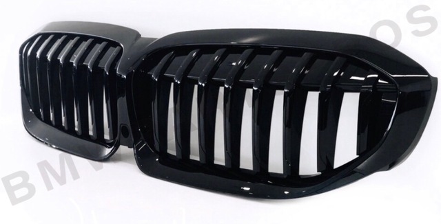 51138072086 - : BMW OEM SHADOW-LINE FRONT GRILLE for BMW: 330e, 330e xDrive, 330i, 330i xDrive, M340i, M340i xDrive Image