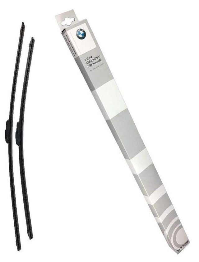 61619478361 - : BMW OEM WIPER BLADES SET for BMW: 230i, 230i xDrive, 330e, 330e xDrive, 330i, 330i xDrive, 430i, 430i Gran Coupe, 430i xDrive, 430i xDrive Gran Coupe, i4, M2, M240i, M240i xDrive, M3, M340i, M340i xDrive, M4, M440i, M440i Gran Coupe, M440i xDrive, M440i xDrive Gran Coupe Image
