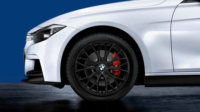 36112289748 - : BMW M PERFORMANCE 18 WINTER WHEEL &amp; TIRE 405M - MATTE BLACK for BMW Image
