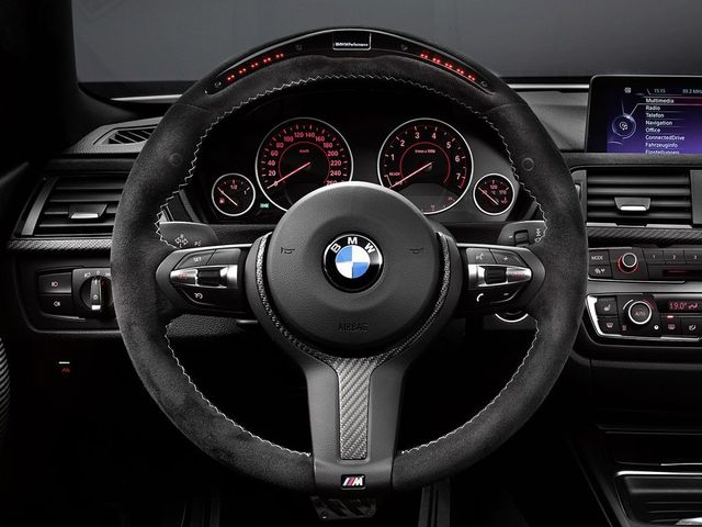 32302230189 - : BMW M PERFORMANCE STEERING WHEEL II W/DISPLAY for BMW: 228i, 228i xDrive, 230i, 230i xDrive, 320i, 320i xDrive, 328d, 328d xDrive, 328i, 328i xDrive, 330e, 330i, 330i GT xDrive, 330i xDrive, 335i GT xDrive, 335i xDrive, 340i, 340i GT xDrive, 340i xDrive, 428i, 428i xDrive, 430i, 430i xDrive, 435i, 435i xDrive, 440i, 440i xDrive, M235i, M235i xDrive, M240i, M240i xDrive Image