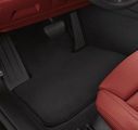 51477426317 - : Carpeted Floor Mats With Bmw Lettering Heel for BMW: 320i, 328d, 328i, 330e, 330i, 335i, 340i Image