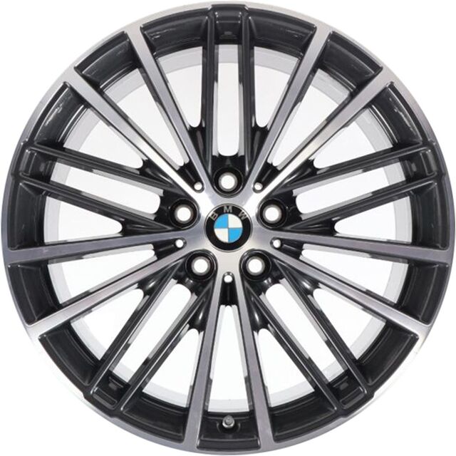36116894839 - : BMW OEM 635 WHEEL IN ORBIT GREY W/ BURNISHED FACE 19" - FRONT for BMW Image