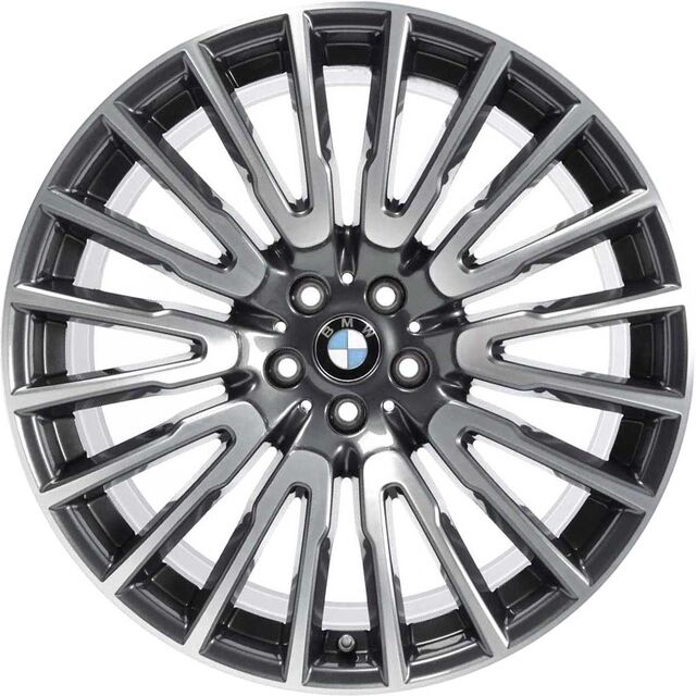 Bmw Oem 629 Wheel In Orbit Grey W/ Burnished Face 21
