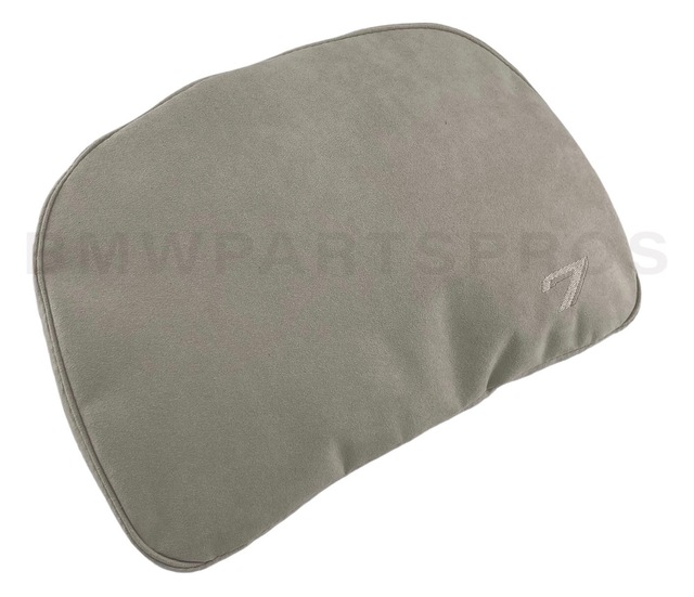 52207416162 - : BMW OEM CUDDLE PILLOW IN ALCANTARA BEIGE for BMW: 740e xDrive, 740i, 740i xDrive, 750i, 750i xDrive, M760i xDrive Image