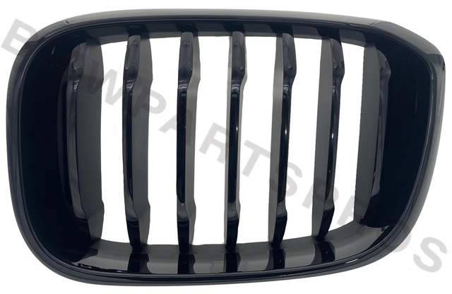 51138469959 - : BMW OEM FRONT GRILLE IN SHADOW-LINE HIGH GLOSS BLACK - LEFT for BMW: X3, X4 Image