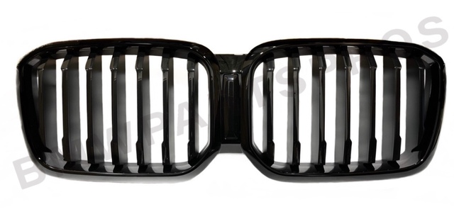 51135A1AC55 - : BMW OEM HIGH-GLOSS BLACK FRONT GRILLE - X3/X4 30ix for BMW: X3 Image