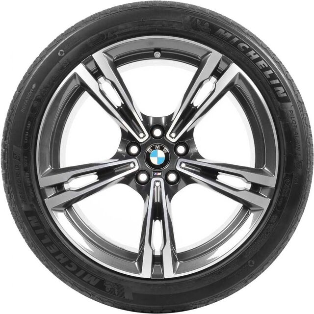 36110003050 - : BMW OEM 705M WINTER WHEEL &amp; TIRE IN ORBIT GREY 19" - FRONT for BMW Image