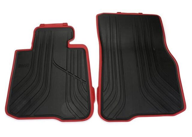 51472348156 - : BMW OEM ALL WEATHER FLOOR MATS - FRONT for BMW: 428i, 428i xDrive, 430i, 435i, 435i xDrive, 440i, M4 Image