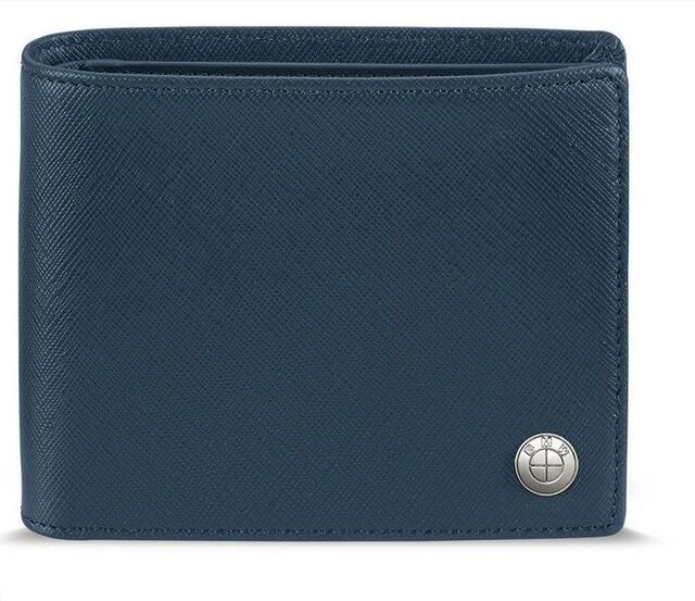 80212466218 - : BMW FASHION BLUE WALLET WITHOUT COIN COMPARTMENT for BMW Image