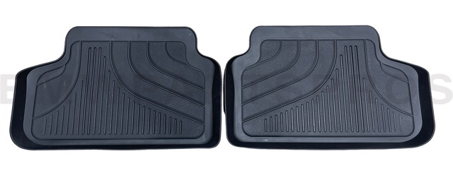 82112453784 - : BMW OEM ALL-WEATHER FLOOR LINERS - REAR for BMW: 530i, 530i xDrive, 540i, 540i xDrive, M5, M550i xDrive Image